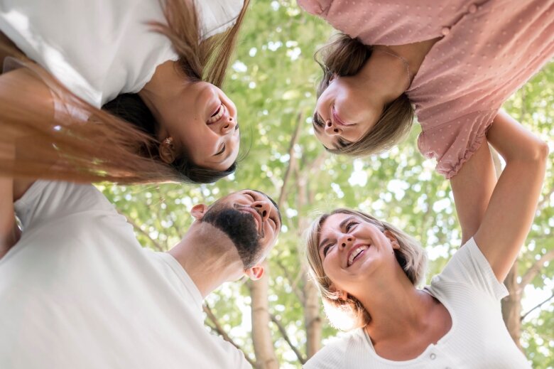 People in a circle